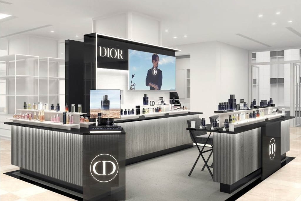 Dior日本初のメンズコスメカウンターを阪急メンズ館にオープン。